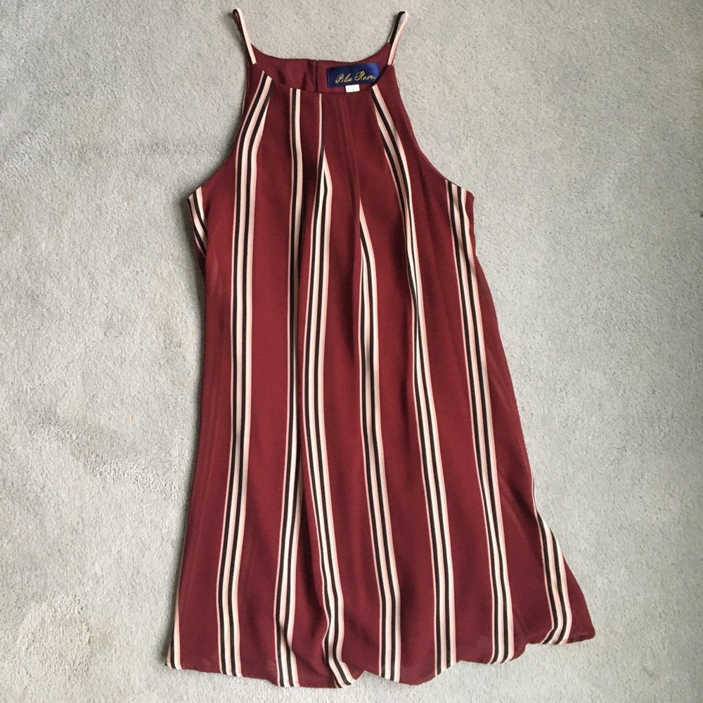 Francesca’s Blue Rain Flowy Dress